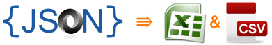 convert json to xls